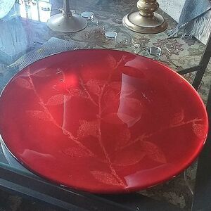 Crate&Barrel Mercury Glass Platter